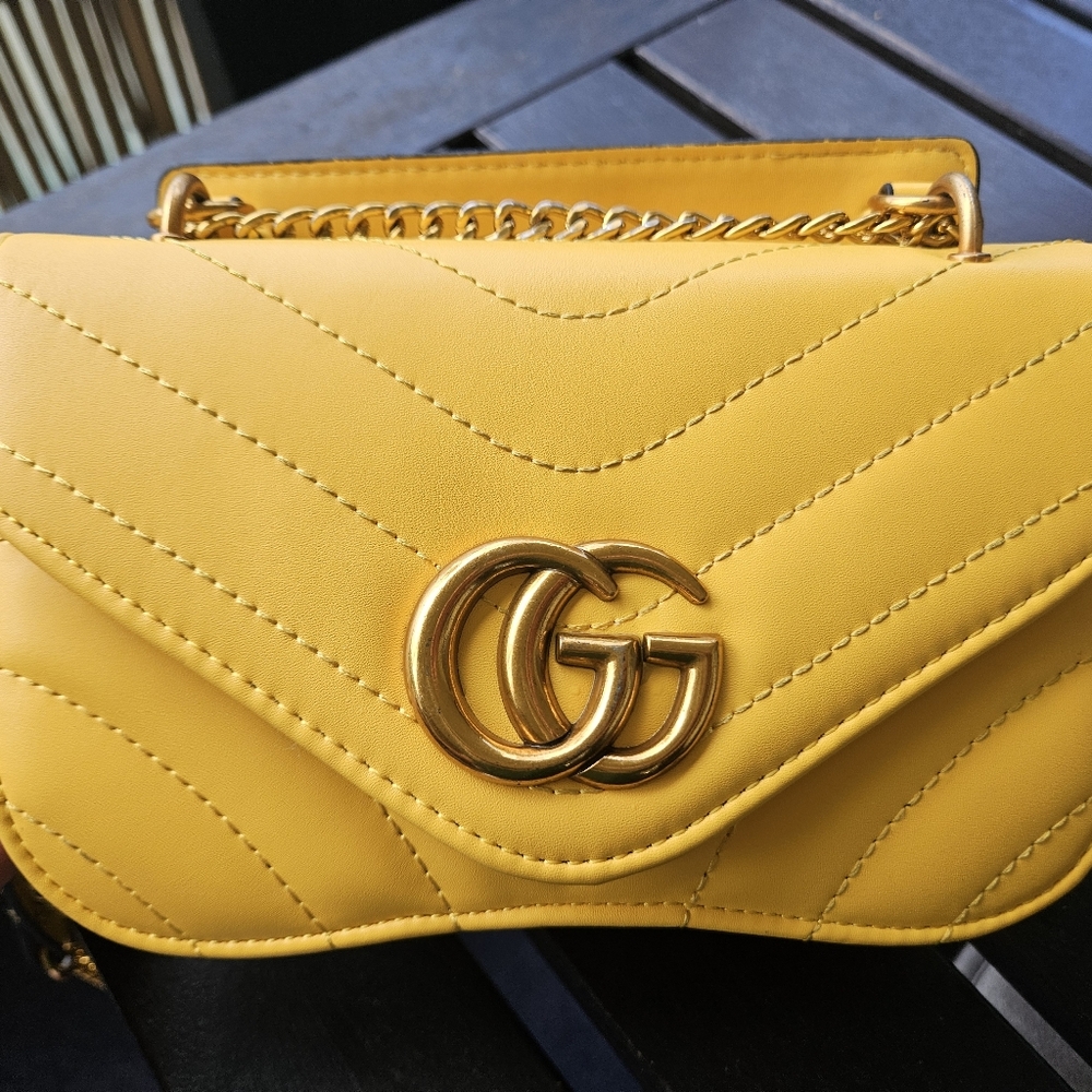 Yellow Cross Body Bag
